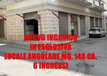 LOCALE ANGOLARE MQ. 140 ZONA VIA RUVO